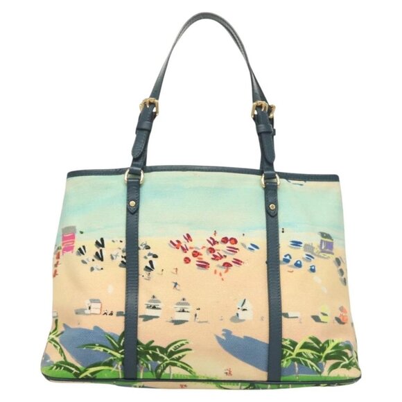 LOUIS VUITTON Ailleurs Cabas PM Escal Tote Bag Canvas Blue - Picture 2 of 16